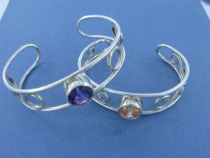 Semi-Precious Filigree Bangles