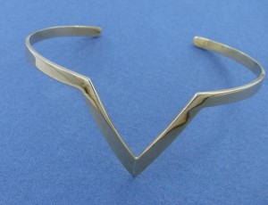 Unique Boho Gold Bangle  