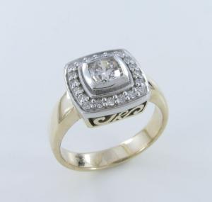Diamond Cushion Ring 2