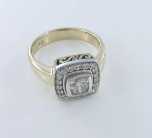 Diamond Cushion Ring 3