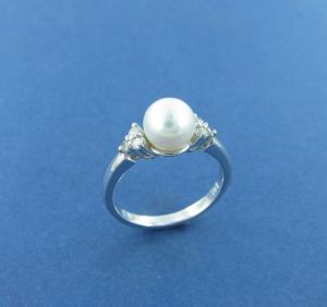 Pearl and Diamond Dress Ring