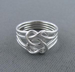 Unique Double Love Knot Ring